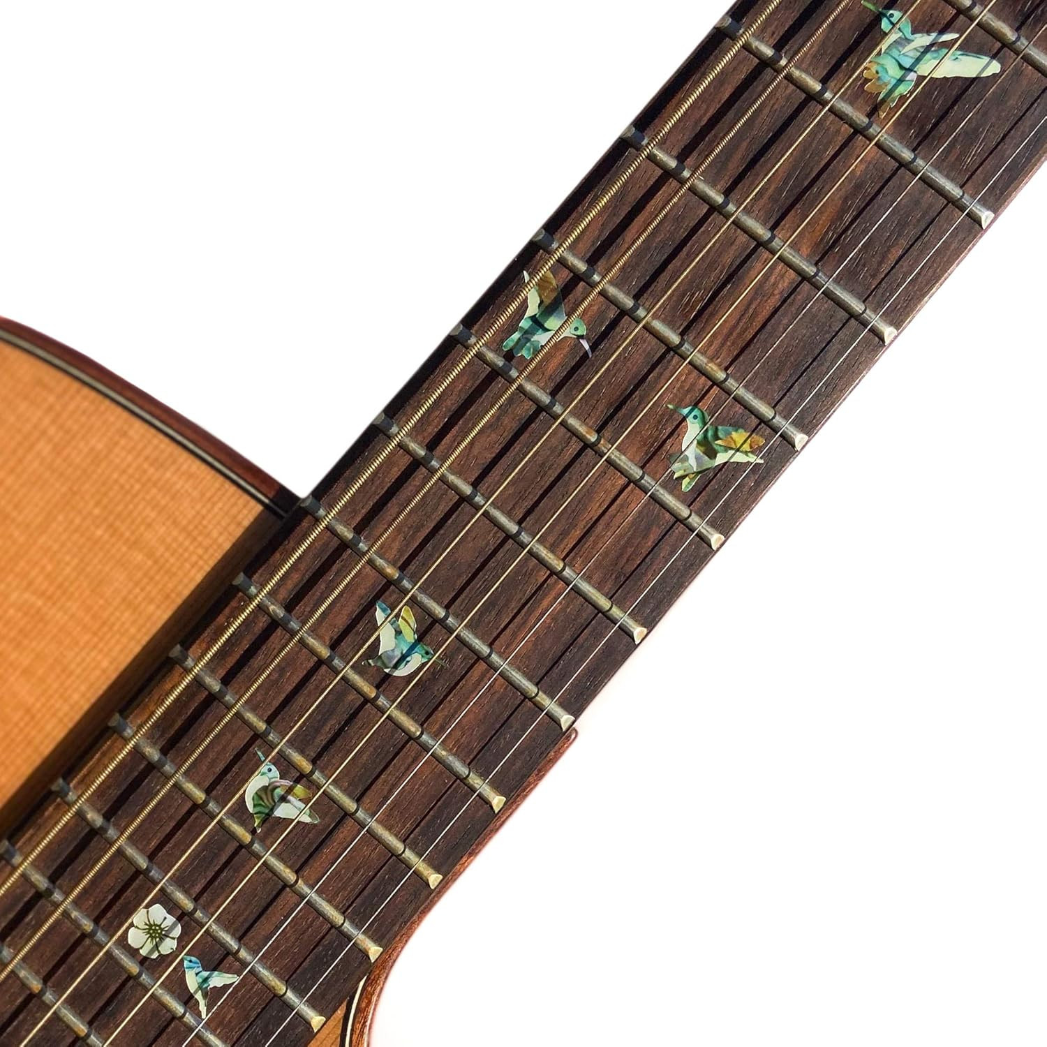 Inlaystickers Bee Hummingbirds – Fret Markers Inlay Stickers Decals for Guitars