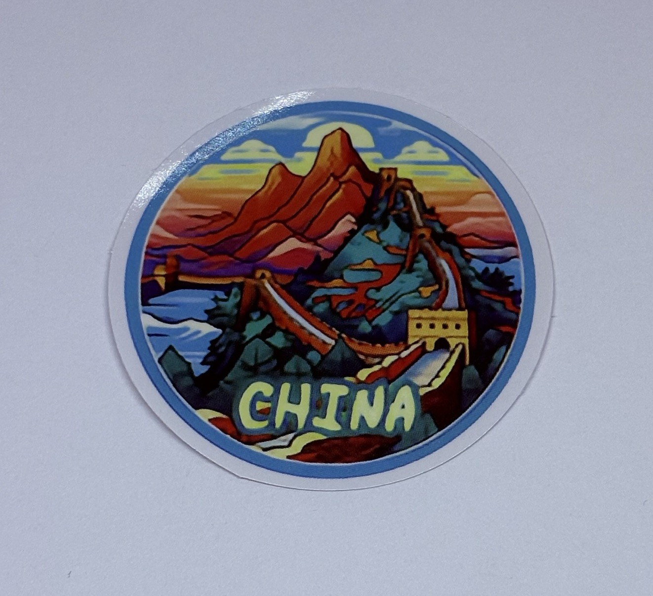 Great Wall Of China Sticker Tour Travel Art Decal Vinyl Country Souvenir Tc6