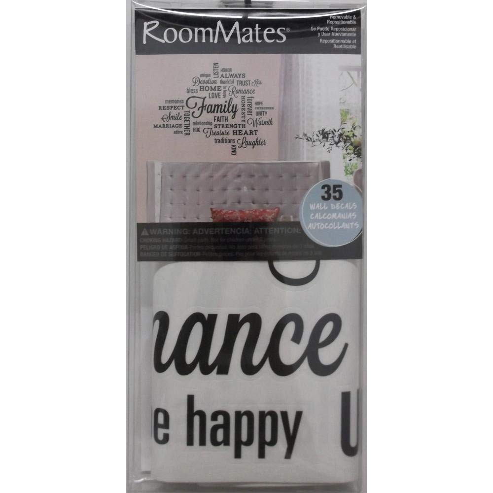 RMK2741SCS Family Quote Peel And Stick Wall Decals,Multicolor