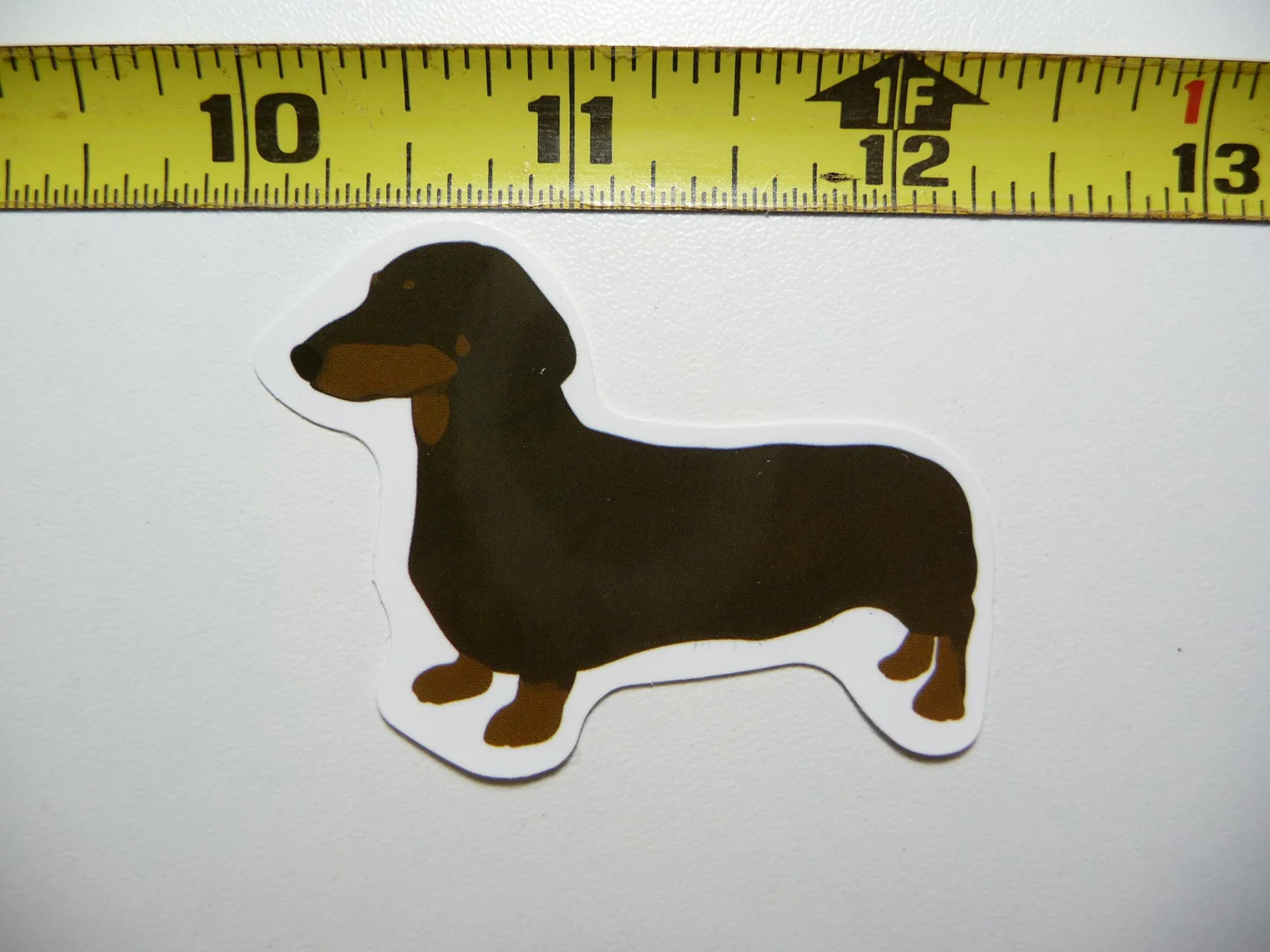 DACHSHUND SMALL STICKER DECAL SMOOTH FACING LEFT DOG SO PET PRIDE FUNNY