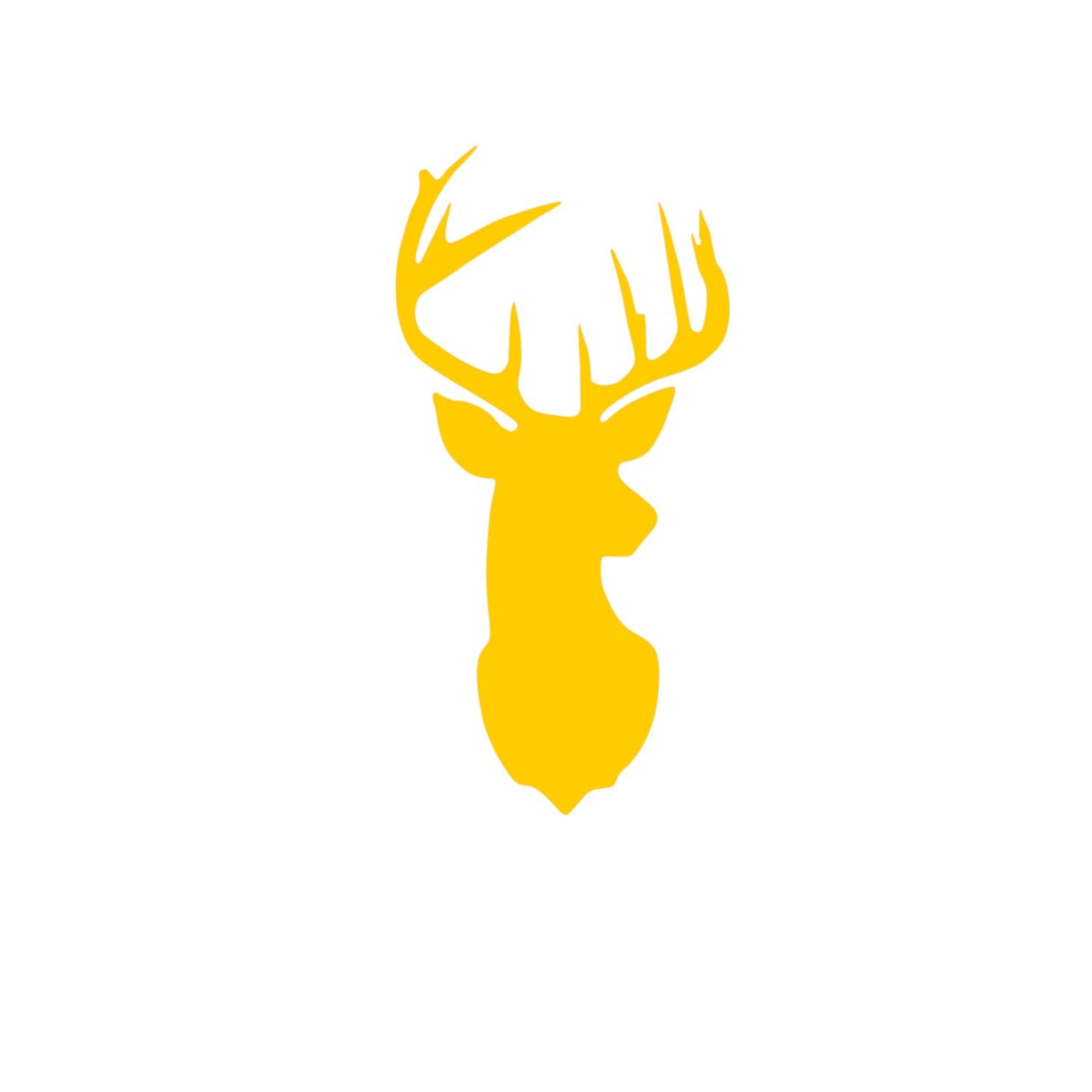 DEER BUCK HEAD Vinyl Decal for Jeep Car Truck Bumper Wall Window