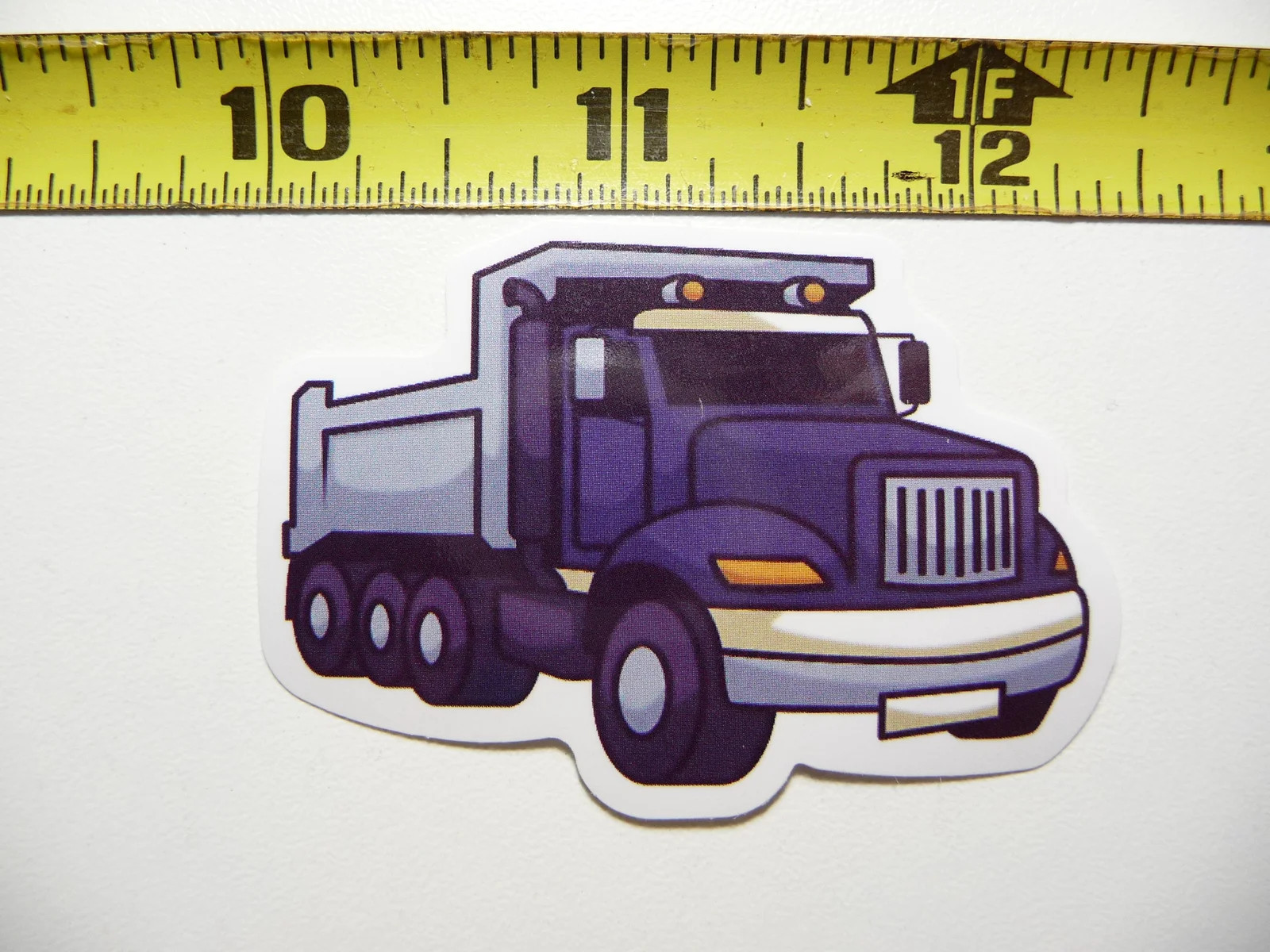 COOL DUMP TRUCK SMALL STICKER DECAL CONSTRUCTION DEVELOPMENT MACHINERY DRIVER