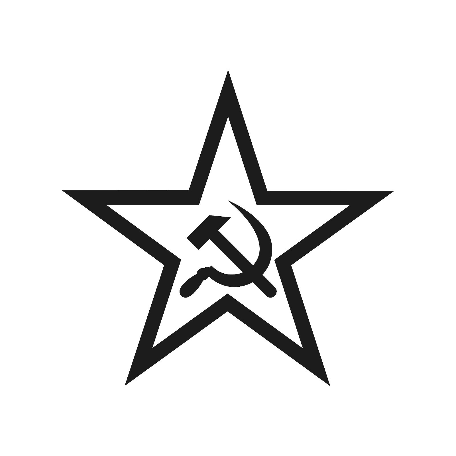 USSR Star Hammer and Sickle Vinyl Decal USSR Soviet Union symbol Sticker