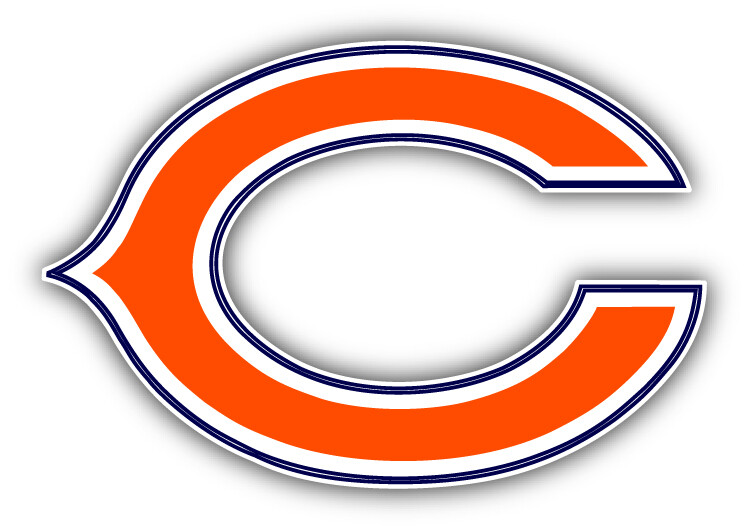 Chicago Bears NFL Football Sport Logo Car Bumper Sticker Decal "SIZES"