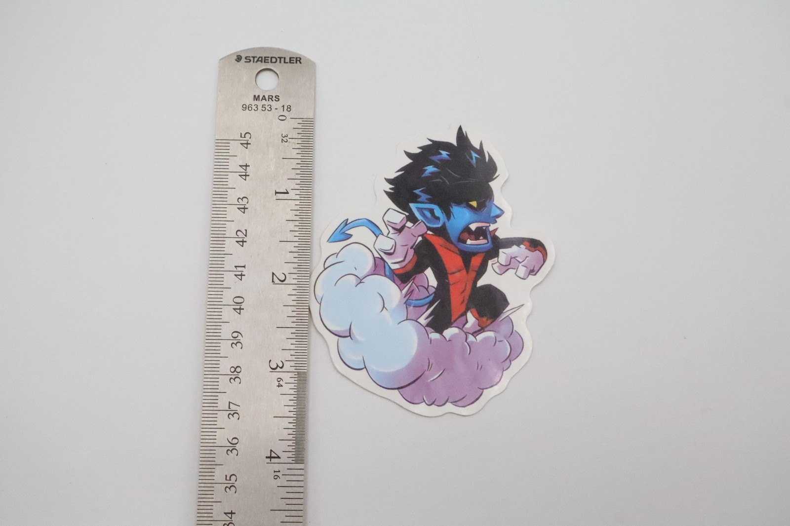 X-Men Nightcrawler Blue Teleporting Mutant Die Cut Sticker Decal 3.5 Inch