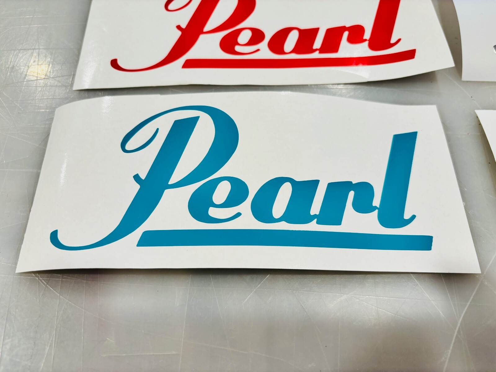 Pearl Drums Vinyl Decal – MANY Sizes & Colors Avail & FREE Ship Buy 2 Get 1 FREE