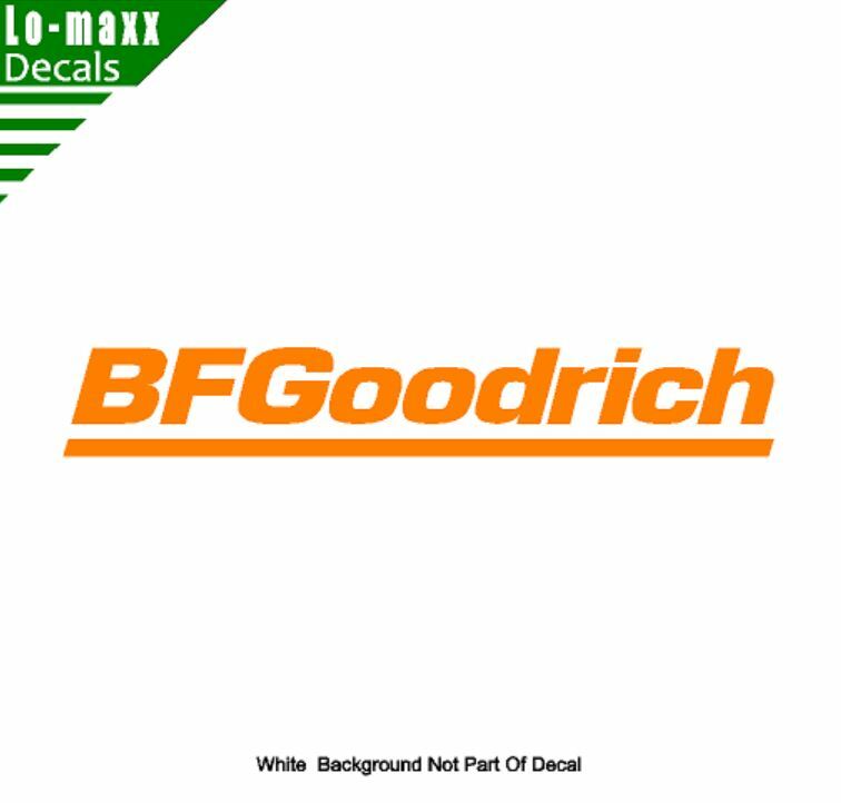 BF Goodrich Tires Graphic Design Superior Quality Die Cut Vinyl Decal