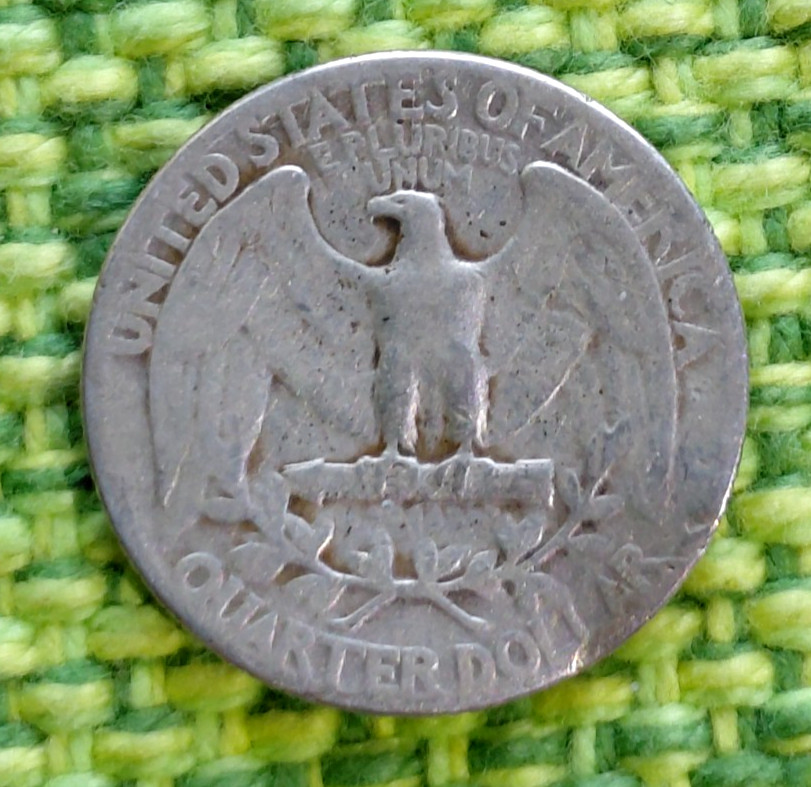 Two Sided Modified U.S. Quarter – Two Tailed – Double Tailed – REAL SILVER