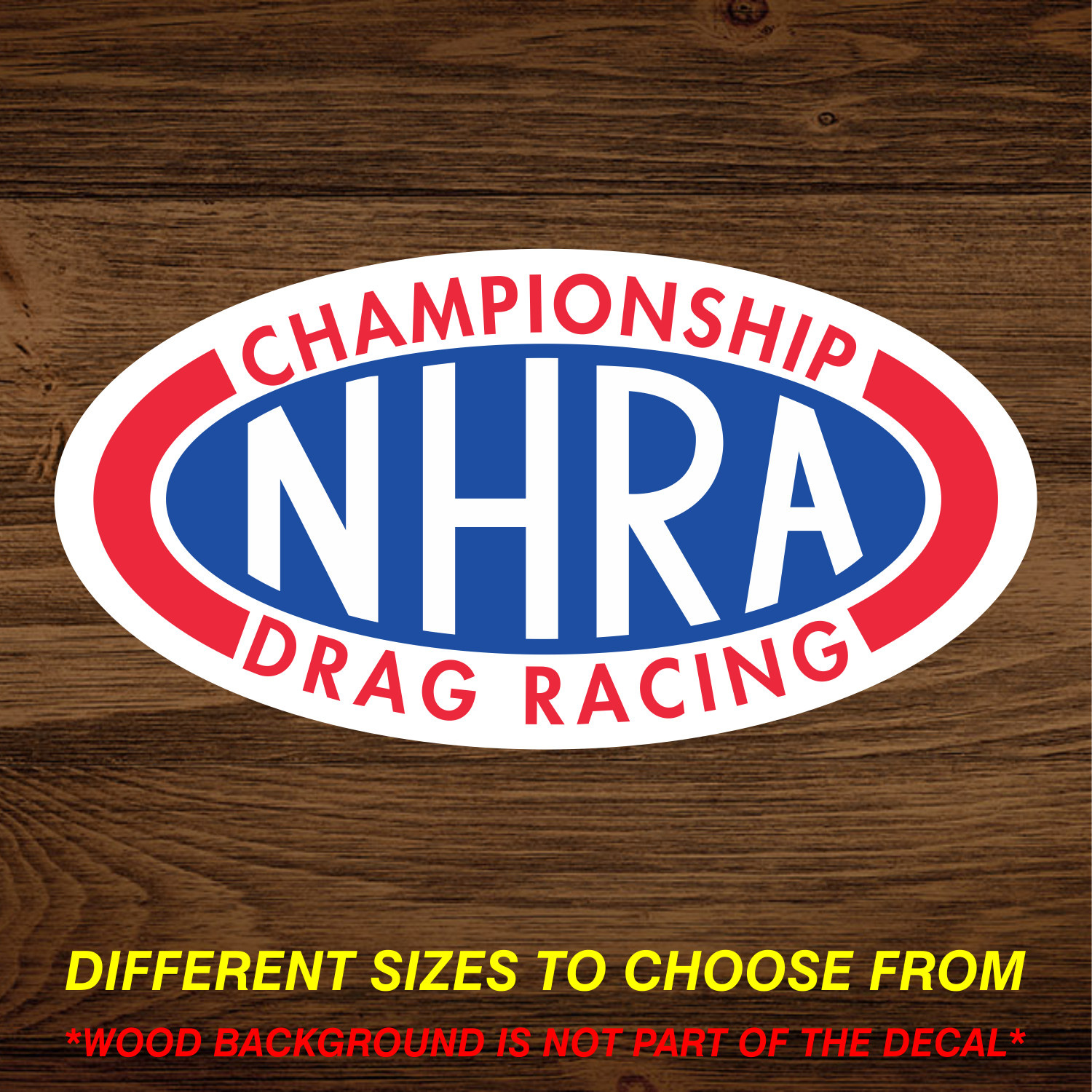 NHRA Championship Drag Racing Vinyl Decal Sticker Free Shipping