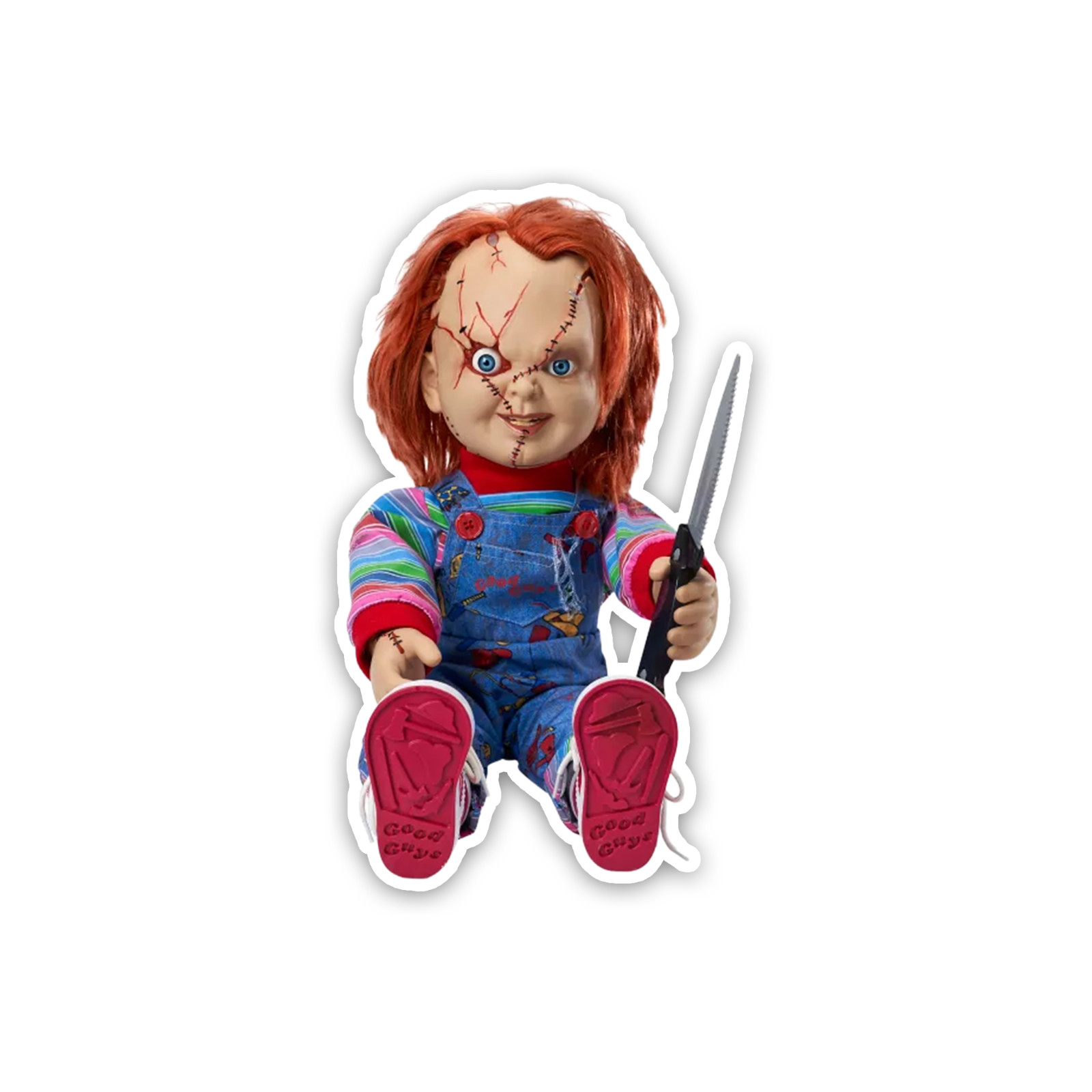 Chucky Doll Sticker 4 inch Vinyl Decal Waterproof Horror Movie Fan
