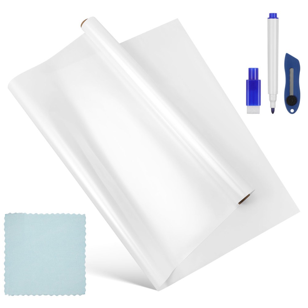White Board Stick on Wall Large Dry Erase Whiteboard Paper Stickers