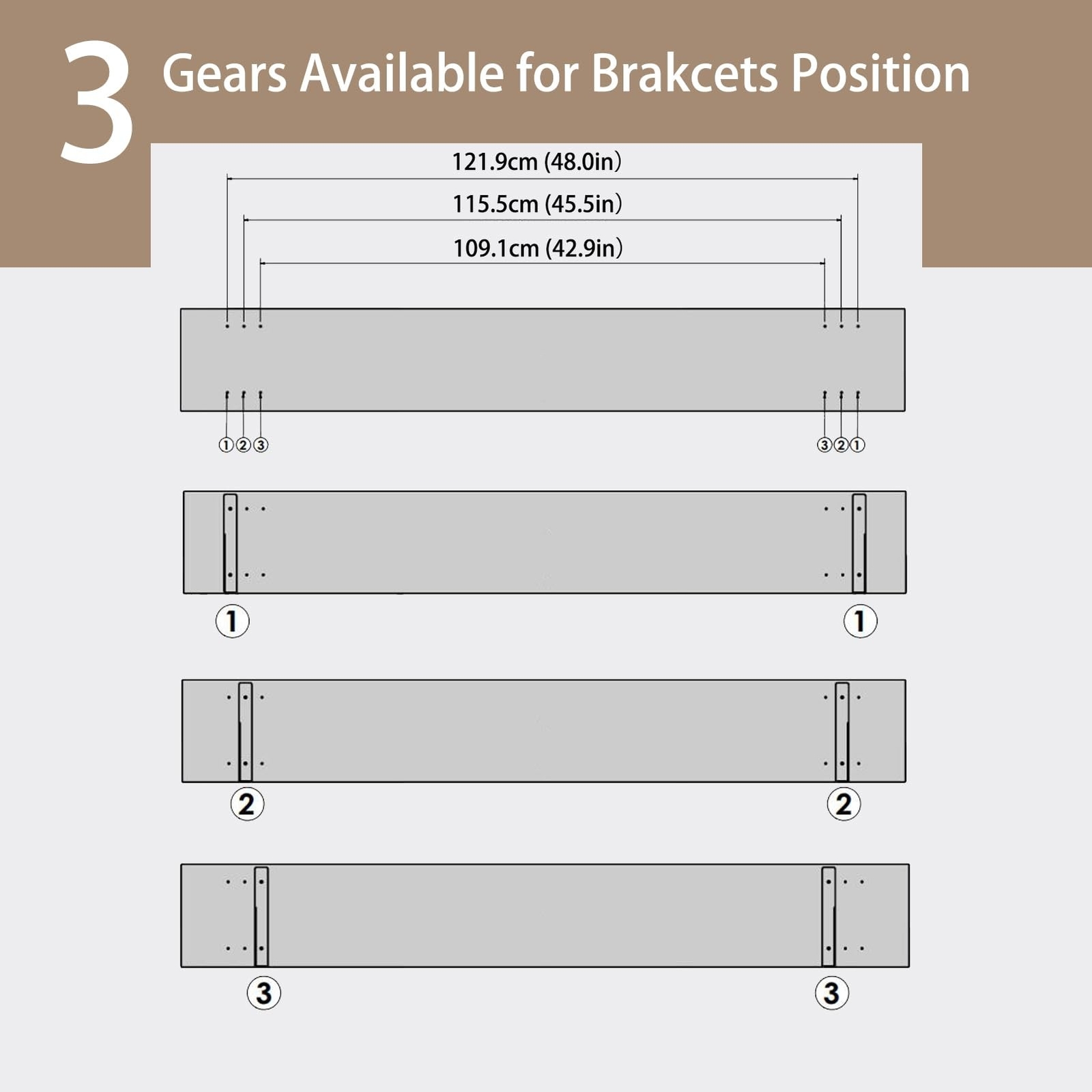 DINZI LVJ Long Wall Shelves, 55.1Inch Wall Mounted Shelves Set of 2, Extra La…