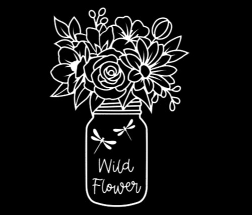 Wild Flower Vinyl Decal Bumper Sticker Car Truck SUV Window Mirror Wall Art