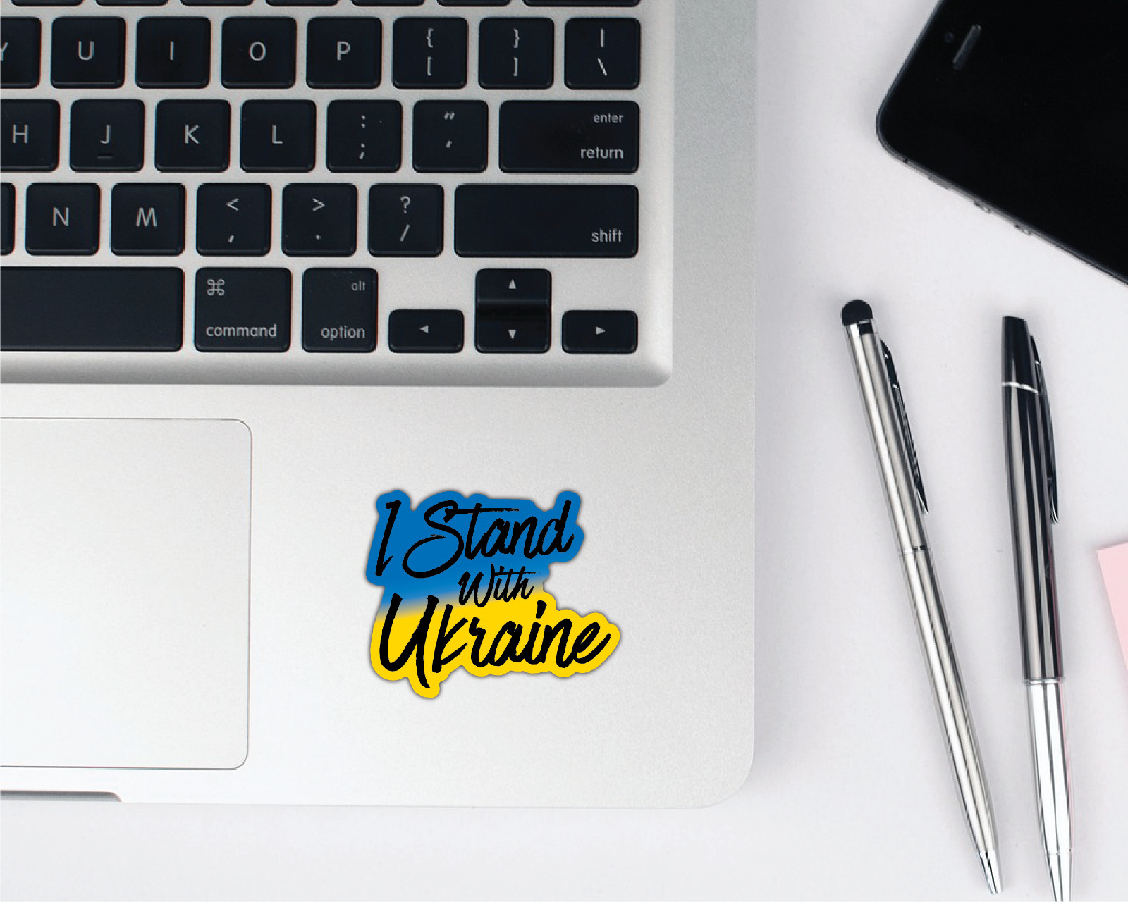UKRAINE Flag Sticker Decal Vinyl Laptop cell phone Car Window Stand – Ukrainian