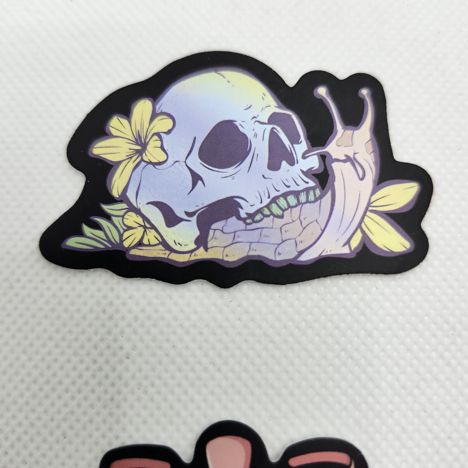 Lot Of 9 Morbid Goth Creepy Cute Dark Pastel Vinyl Waterproof Stickers Skulls