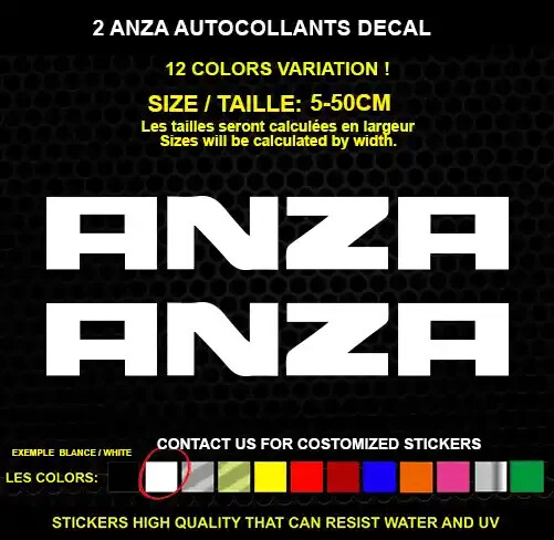 2 Anza Decorative Stickers – Vehicles & Accessories, 2 Piece Set