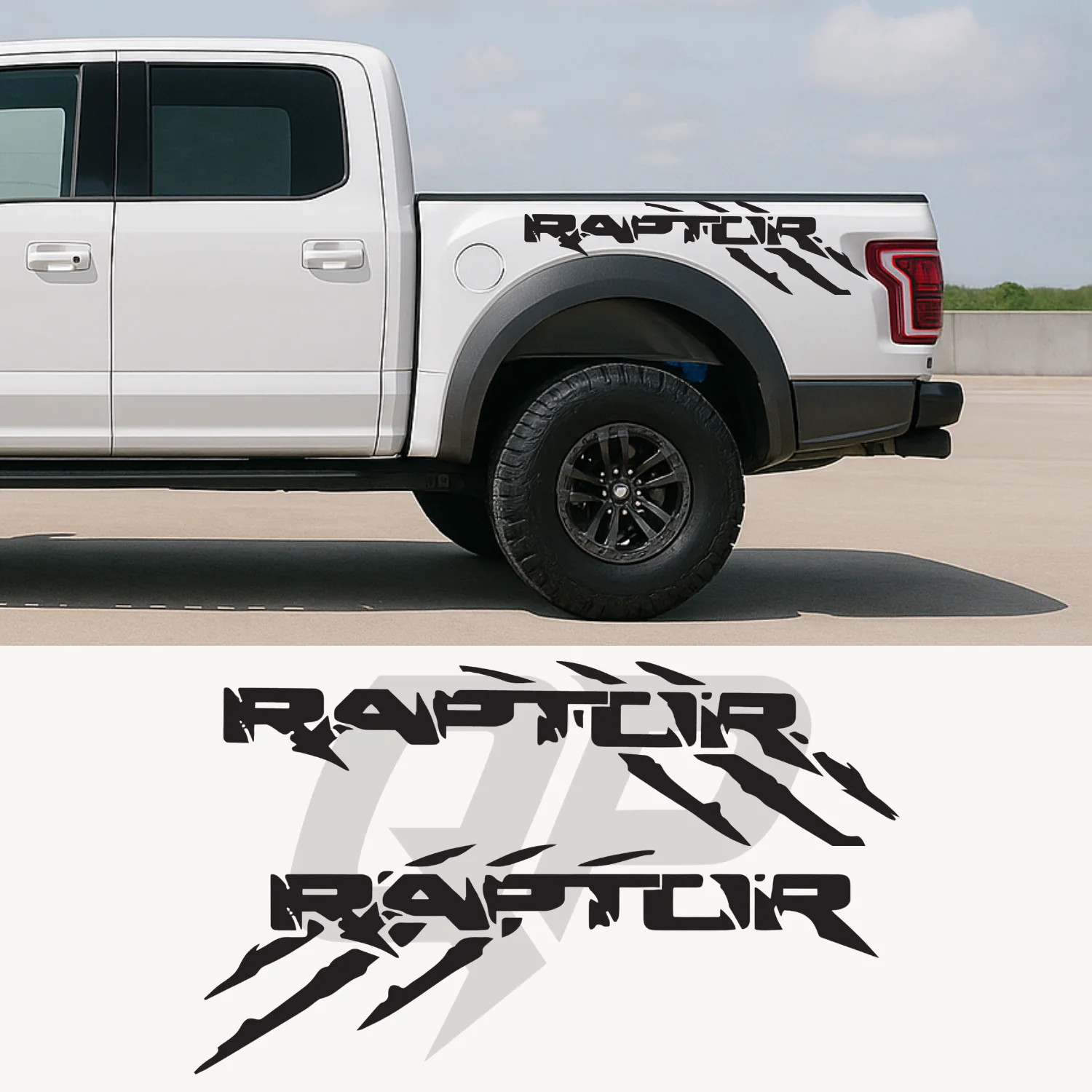 Compatible With 2017–2020 Ford Raptor Fender Graphic Decal Set