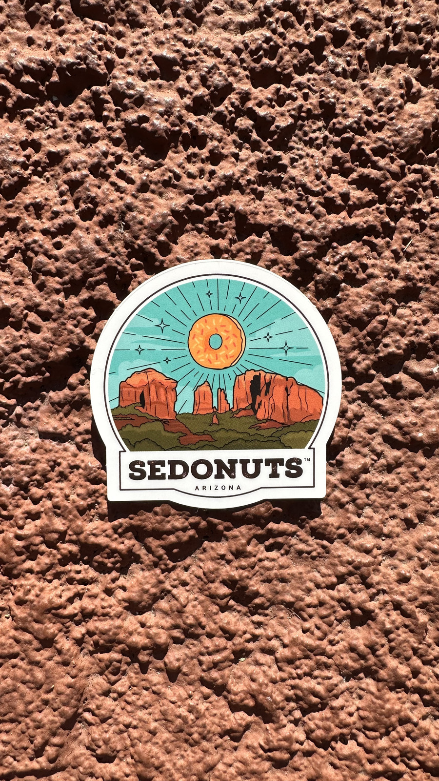 Exclusive Sedonuts and Coffee Stickers SEDONA ARIZONA