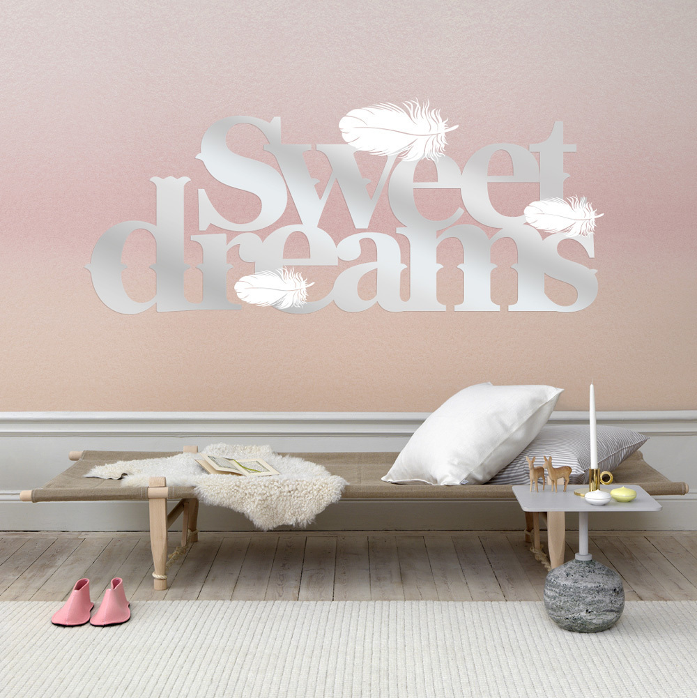 Sweet Dreams vinyl wall art sticker Modern Quote Home Kids Bedroom Decorations