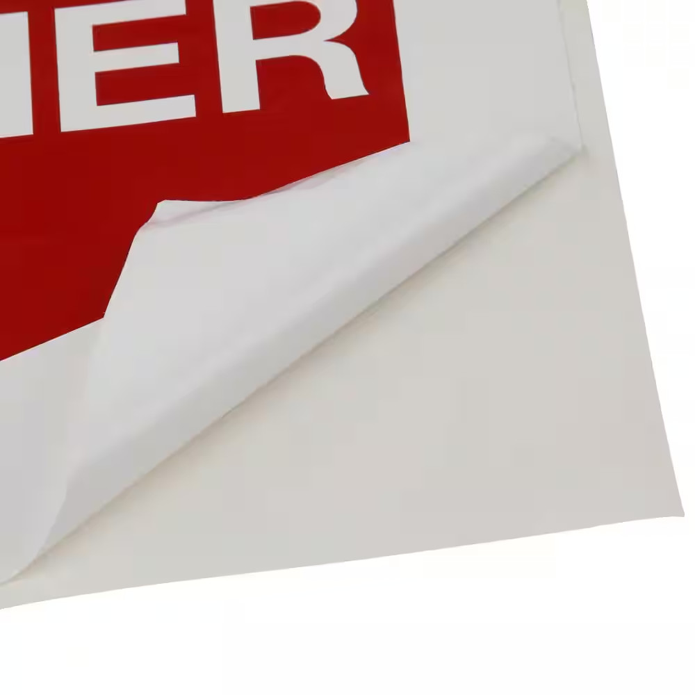 14 In. X 10 In. Decal Red on White Sticker Fire Extinguisher