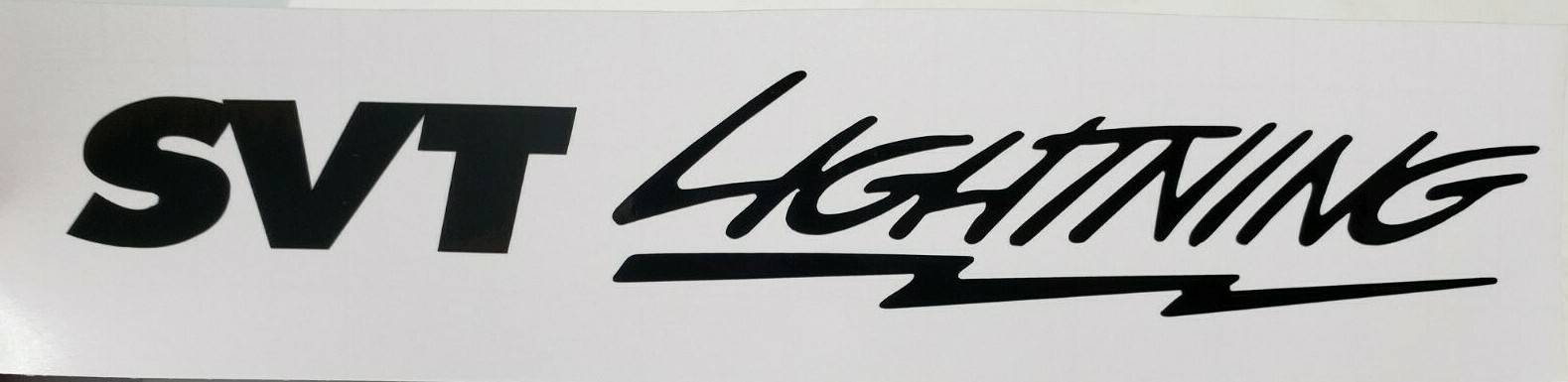 Fits Ford SVT Lightning Logo Vinyl Decal