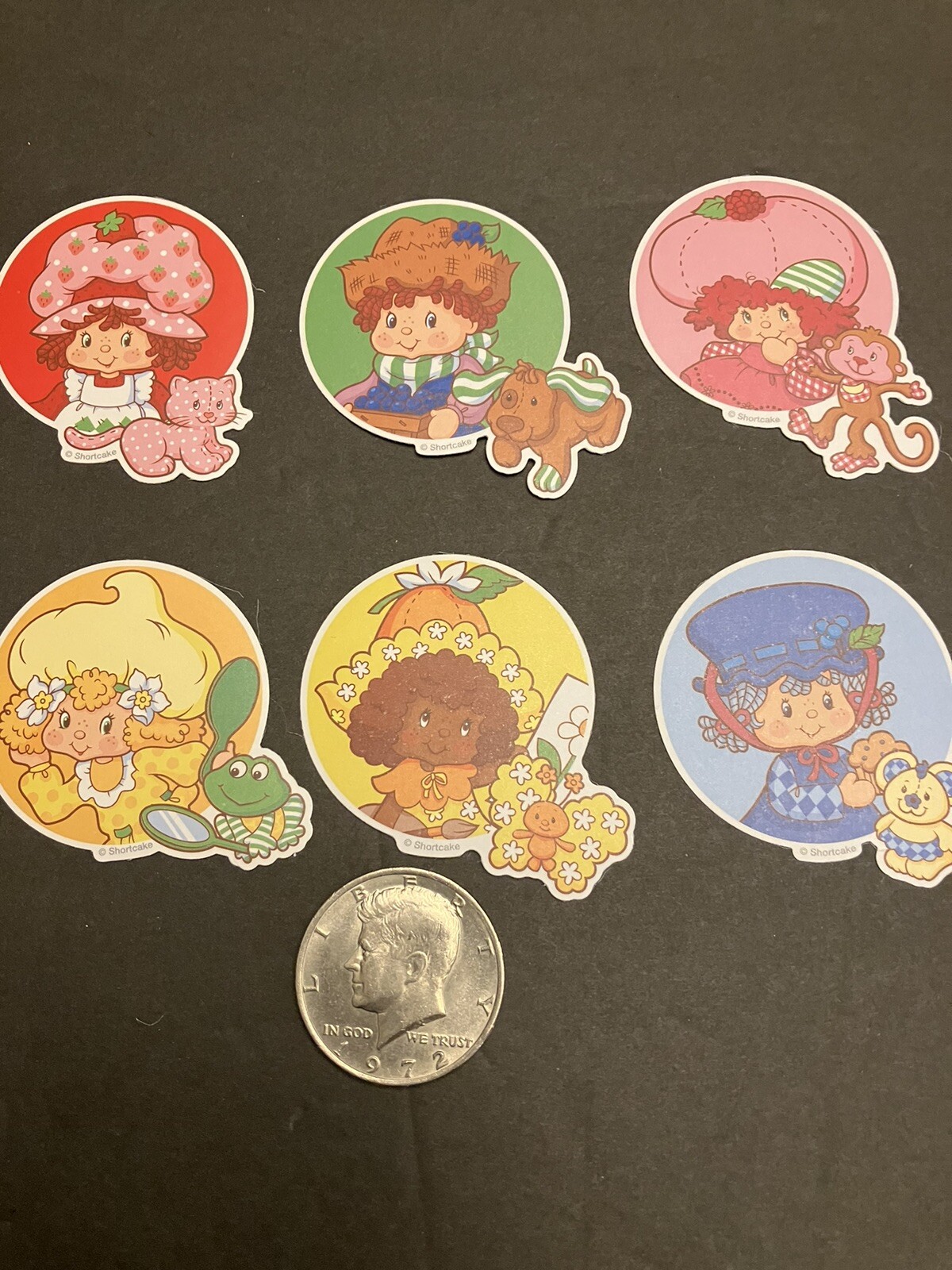 Strawberry Shortcake Matte Retro Vintage Design Stickers Pack Of 40