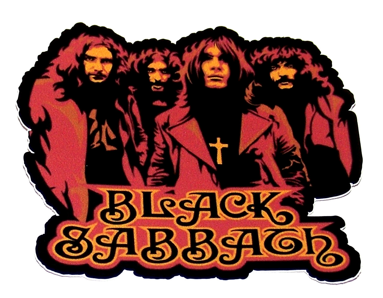 Black Sabbath – LARGE Die Cut Sticker Decal Official Heavy Metal Rock Band Ozzy