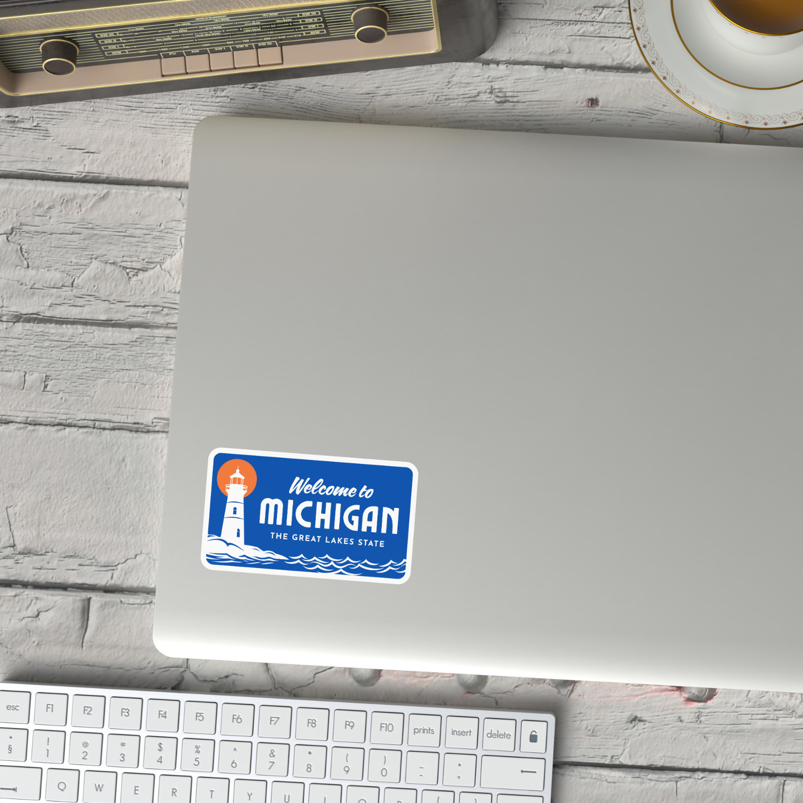 Welcome to Michigan Sticker The Great Lakes State Vinyl Waterproof Decal