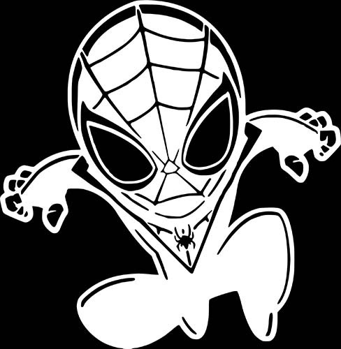 Spiderman Chibi Marvel Comics Car Wall Window Laptop Vinyl Decal Sticker
