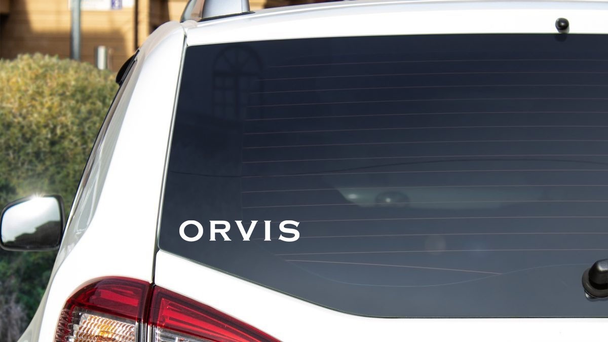 Orvis Fly Fishing Logo Decal, Vinyl Die Cut Sticker, 100% Made In USA