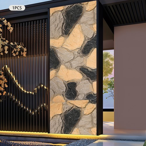 3D Faux Stone Wall Panel Faux Stone Siding Panel for Interior Exterior Decor