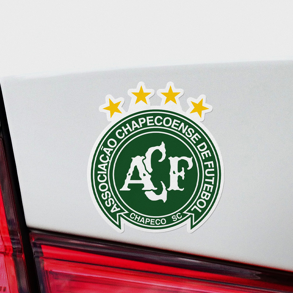 Chapecoense Chapeco Brazil 4 Pack Sticker Vinyl Decal Calcomania Adesivo