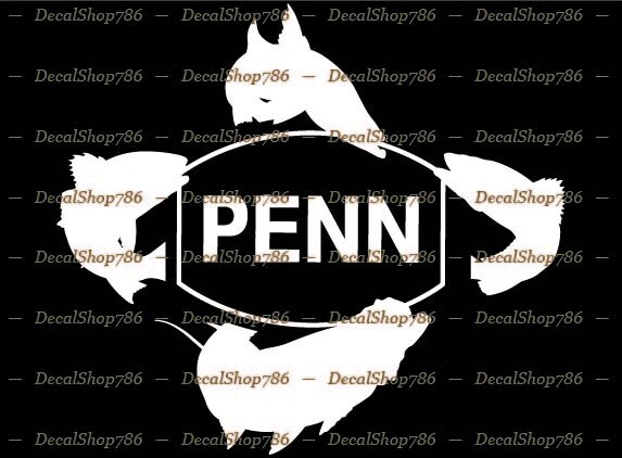 PENN Fishing Reels VII – Cars/SUV's/Trucks Vinyl Die-Cut Peel N' Stick Decals