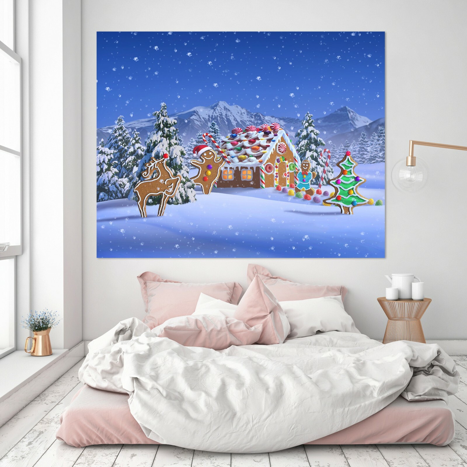 3D Fantasy Cabin ZHU449 Wall Stickers Wall Murals Wallpaper Jerry LoFaro Amy