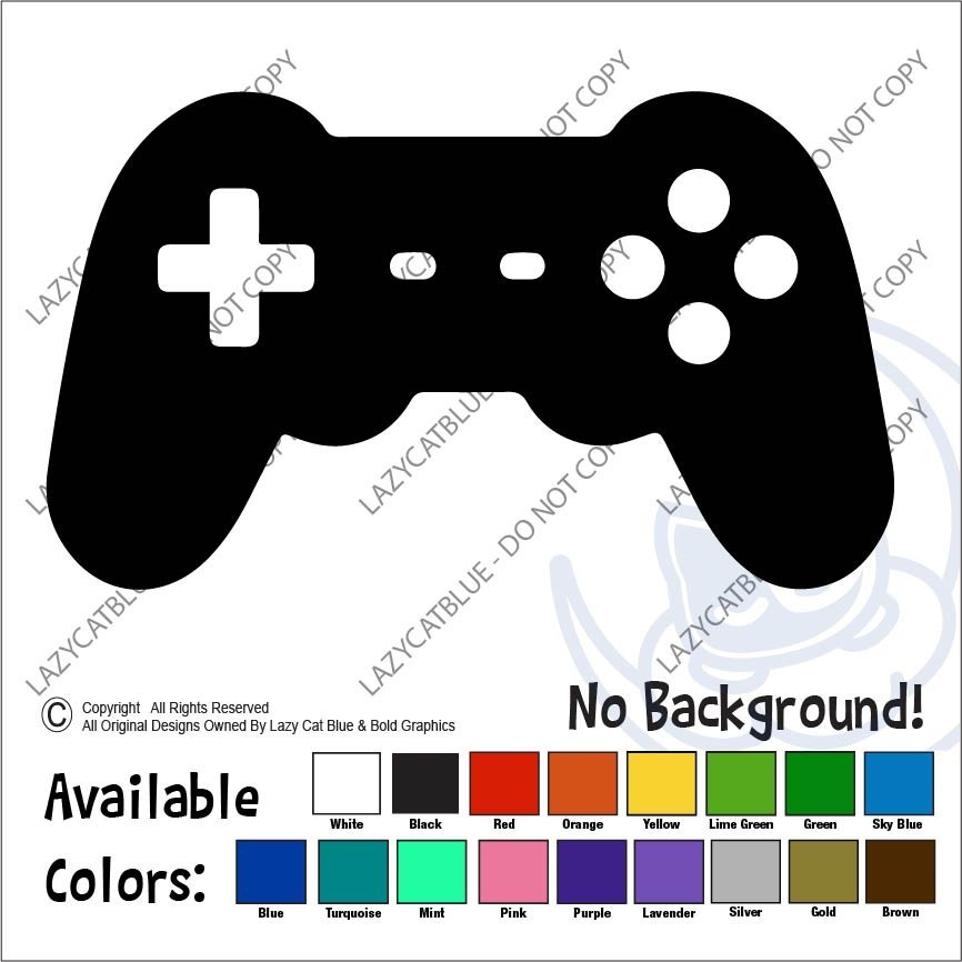 Video Game Controller Decal Sticker Gamer Life Computer RPG Teen Gift Player