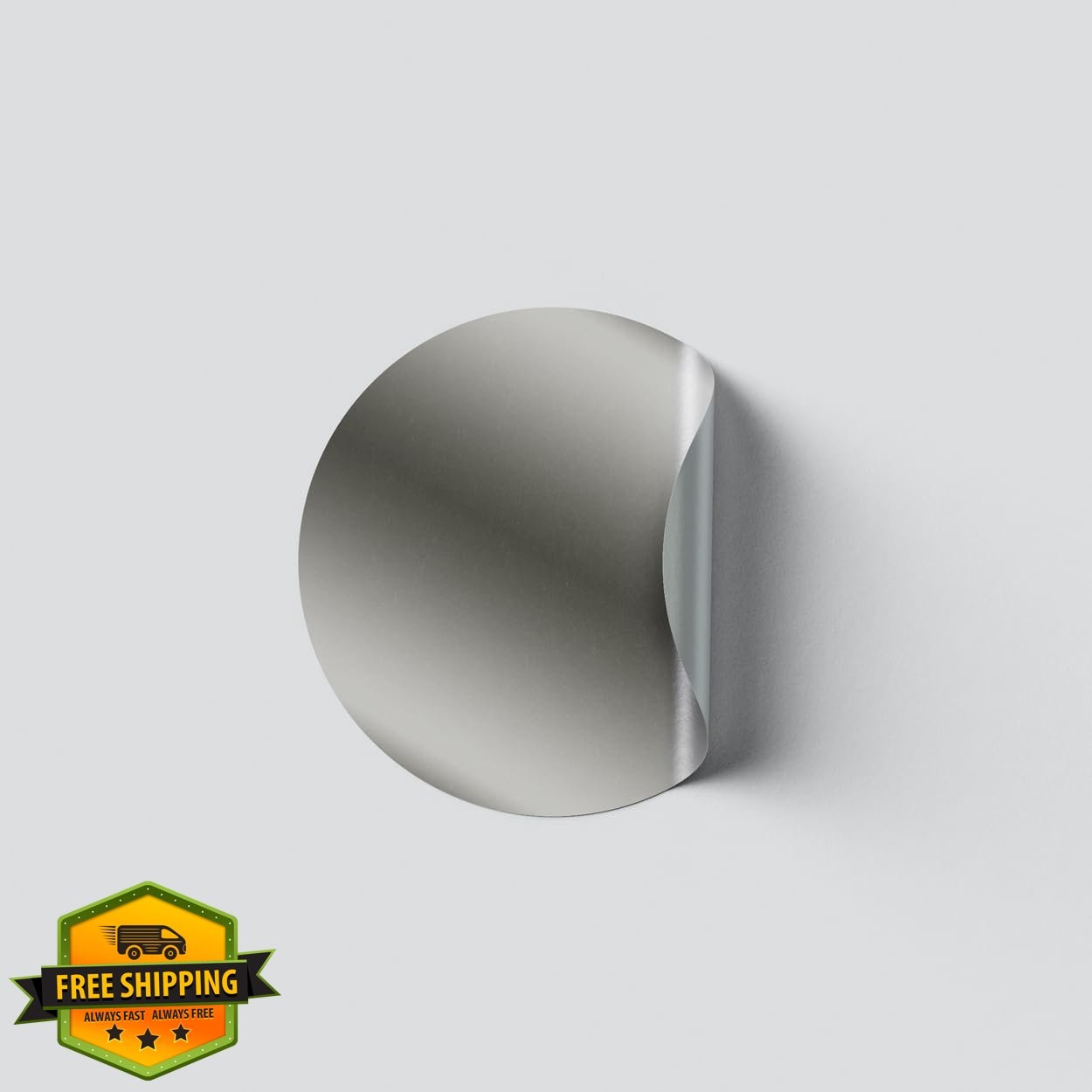 DecalVenue.com polka dot decals metallic silver