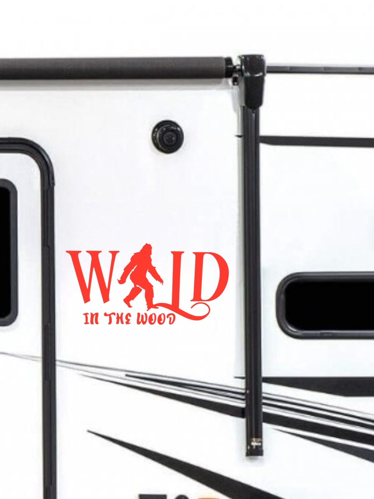 Wild In the Wood Bigfoot vinyl decal for cars trucks most smooth surfaces