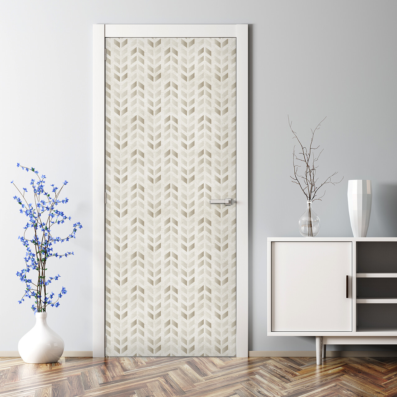 Gold Vectors Bubble Free Door sticker white mural Self Adhesive Peel & Stick