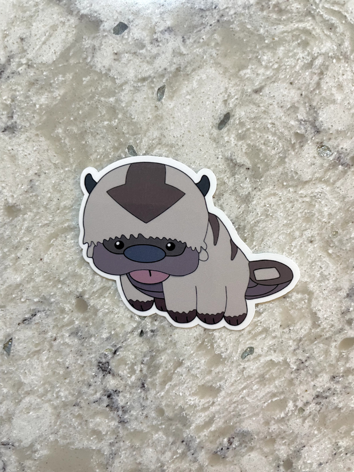 Avatar Appa Sticker l Gloss or Holographic Laminate l Waterproof Decal