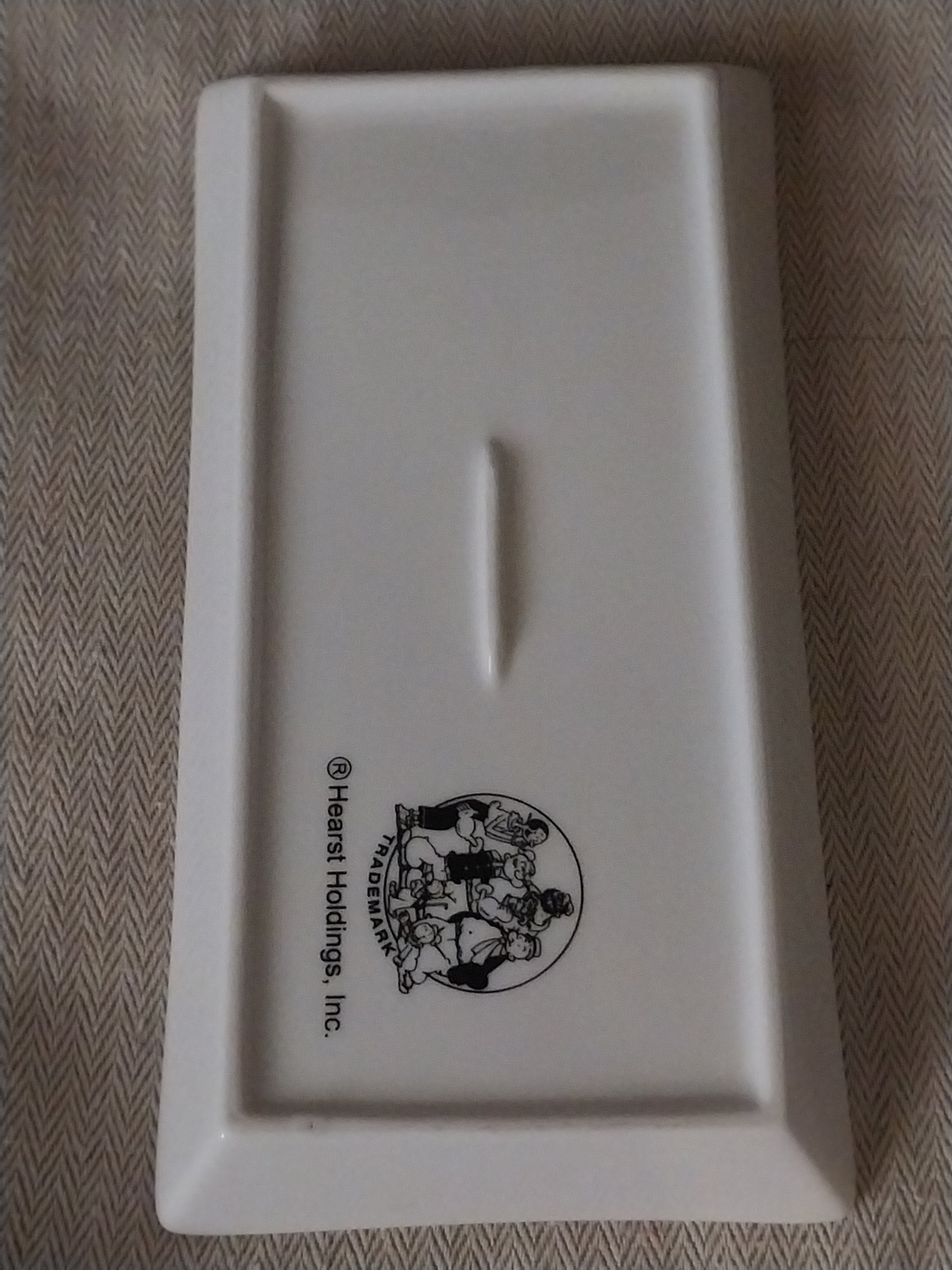 RARE: 7.5" Olive Oly Porcelain Tray + Woody Woodpecker Mug; Vintage New