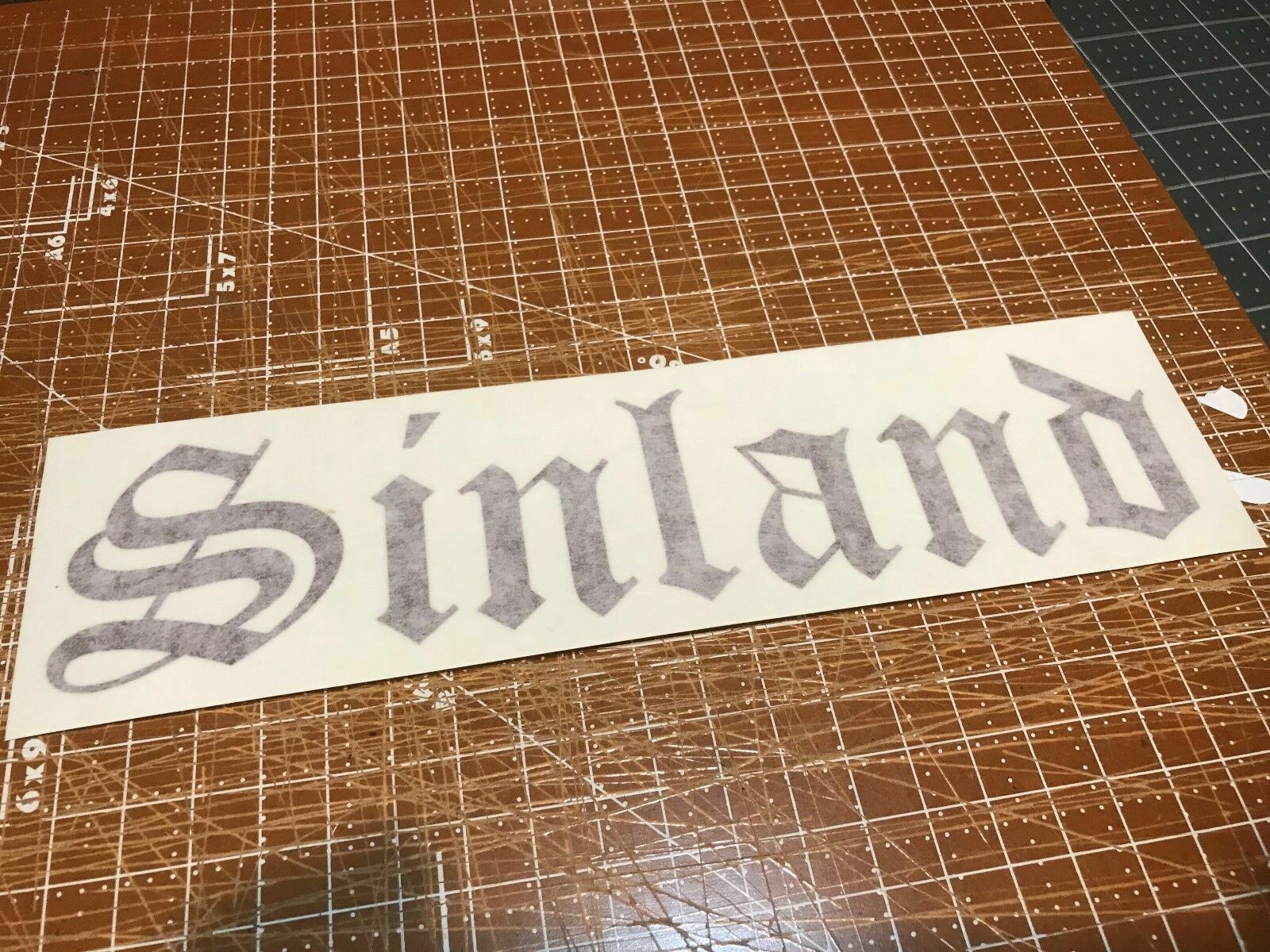 Old English Vinyl Decal Sticker Car Window Bumper CUSTOM Personalized Lettering