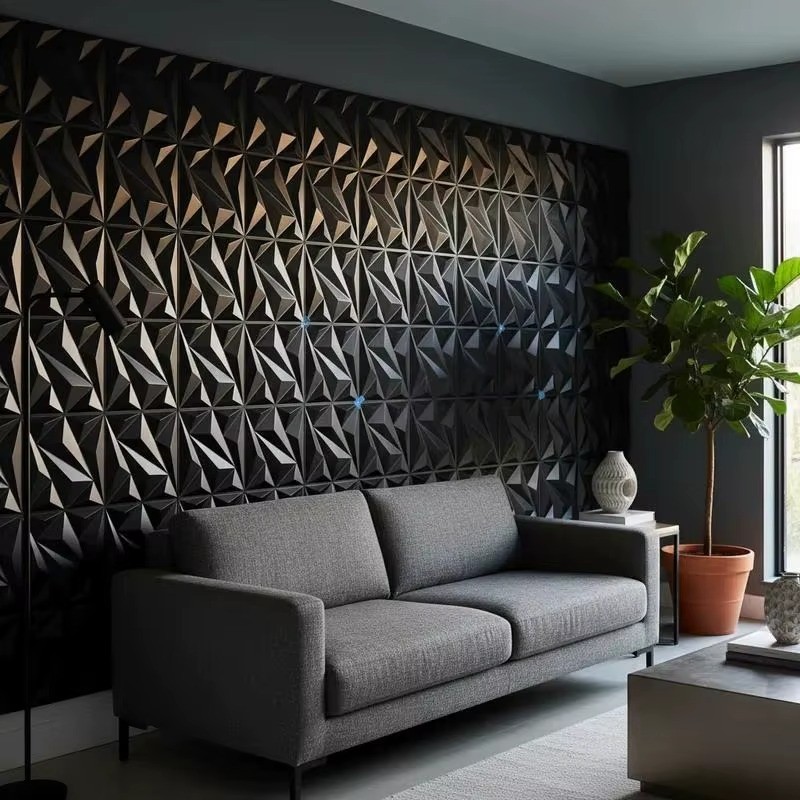 10pcs 3D Wall Decor 3D Wall Panels PVC 3D Wall Decoration Home DIY 11.8"(30cm)