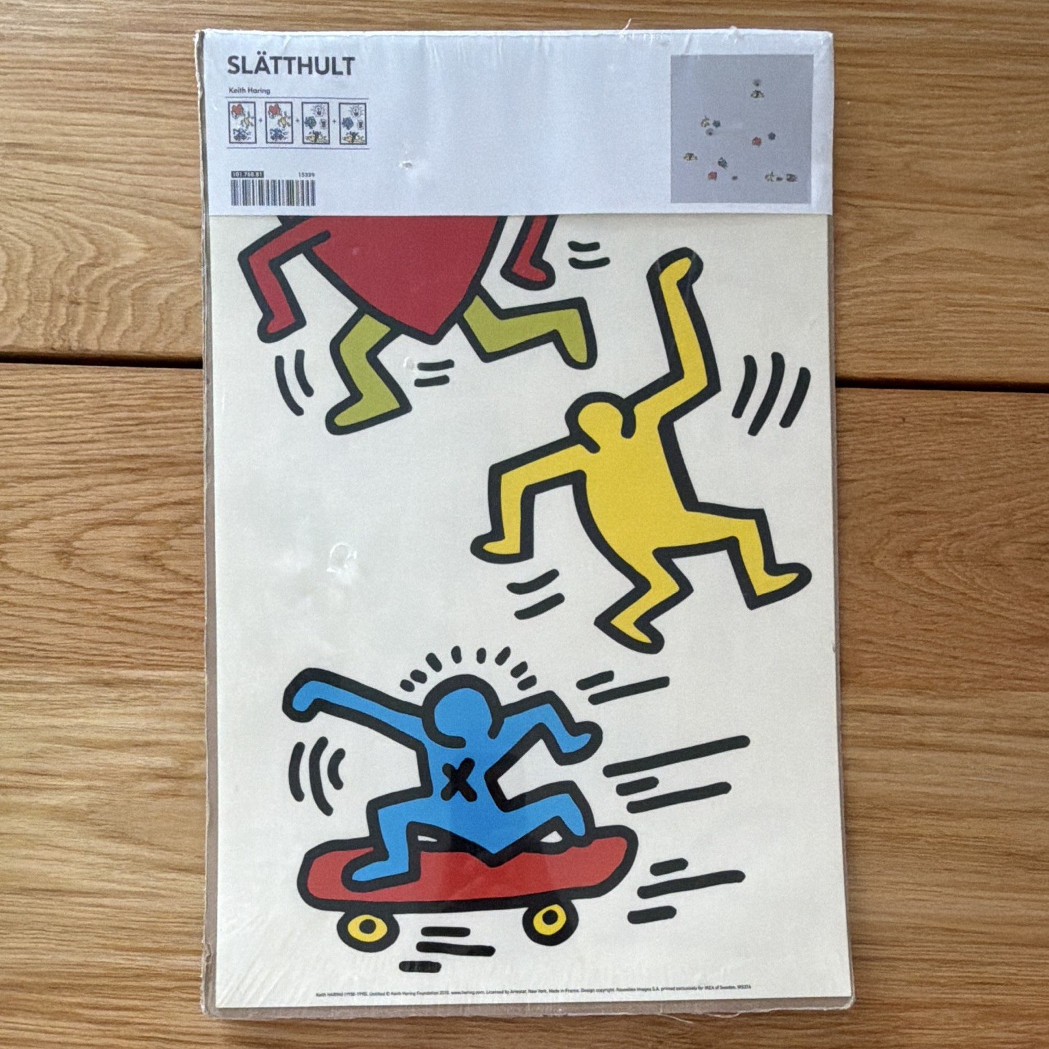 IKEA SLÄTTHULT Multicolor Kids Wall Sticker Decal Plastic Art Theme
