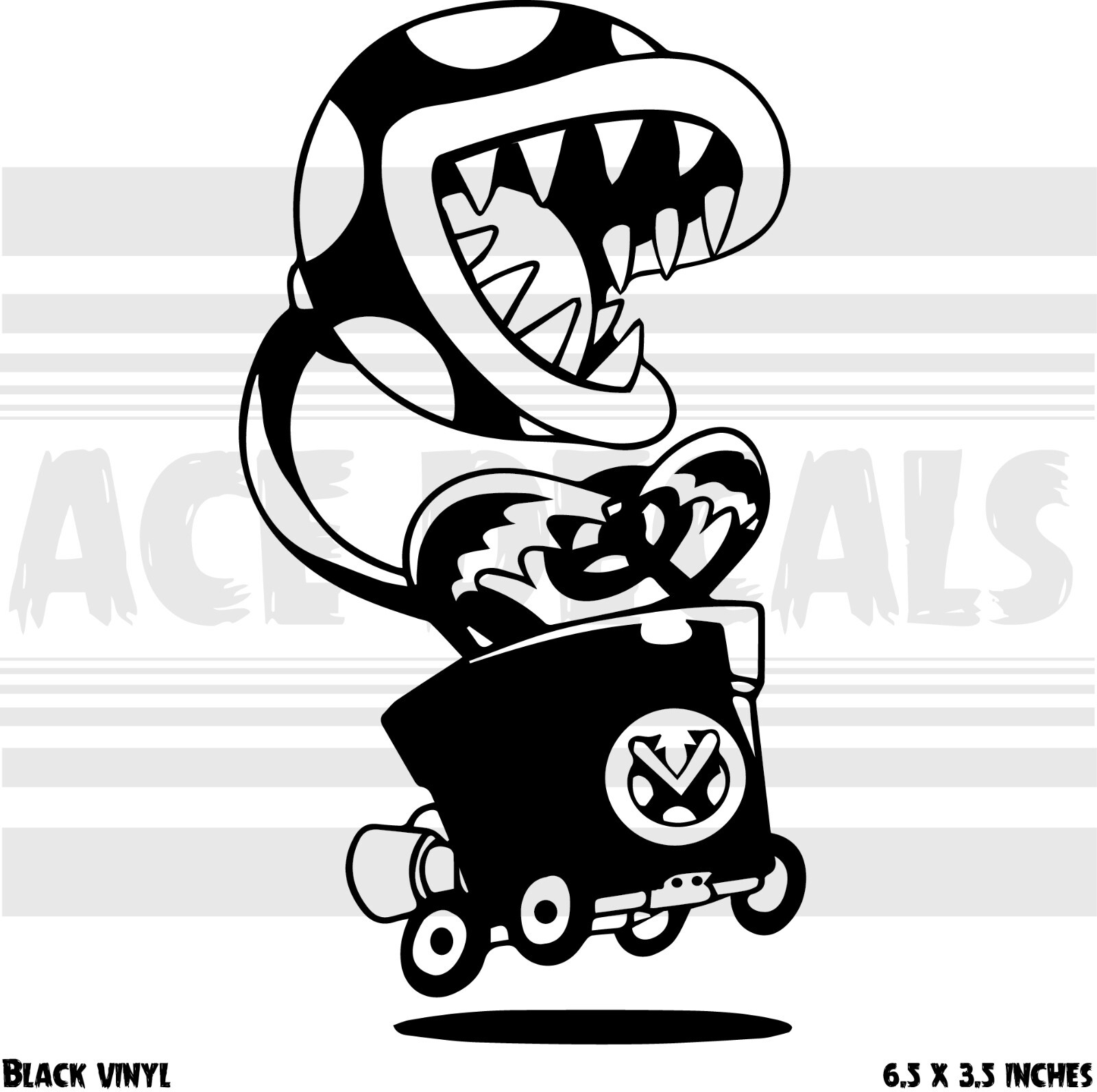 Mario Kart – Piranha Plant- Nintendo – decal sticker