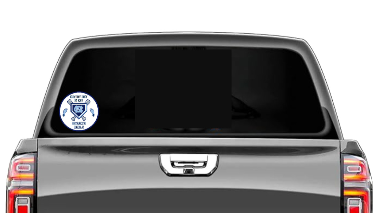North Carolina – Diamond Heels – 4" Handmade Vinyl Decal Vehicle Cooler Laptop
