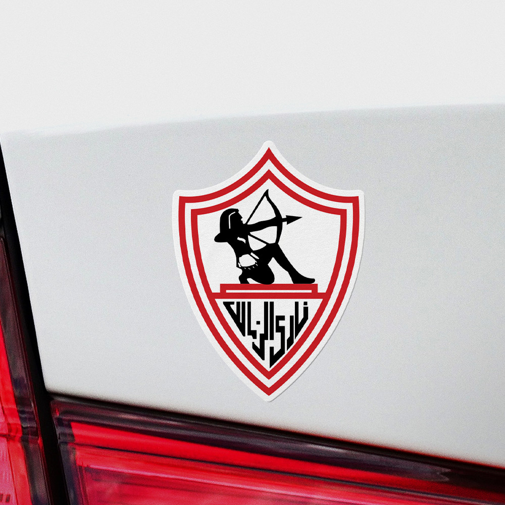 (4 Pack) Zamalek SC Egypt Vinyl Sticker Decal Football Soccer Africa CAF Giza