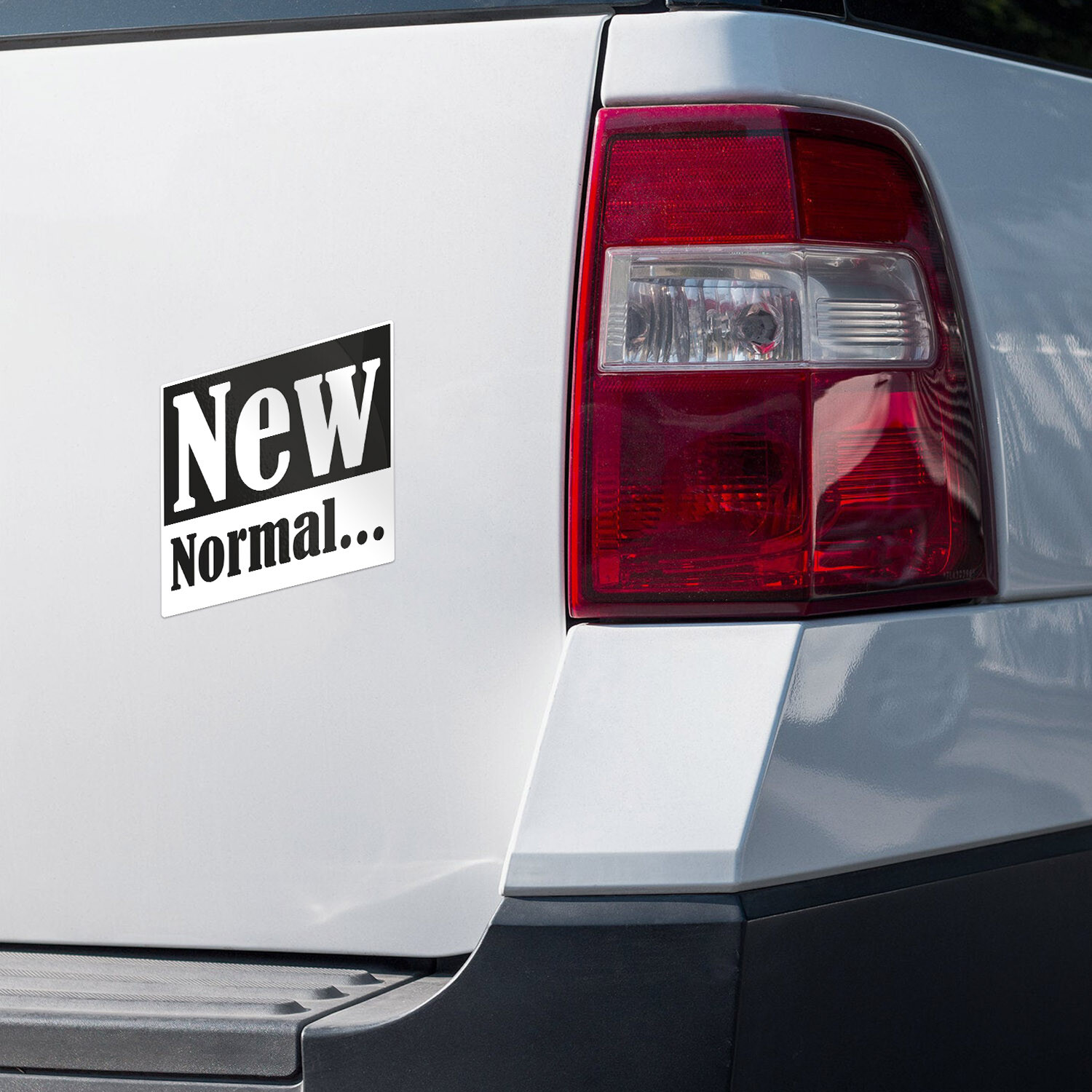 New Normal Quote Car Bumper Vinyl Sticker Decal