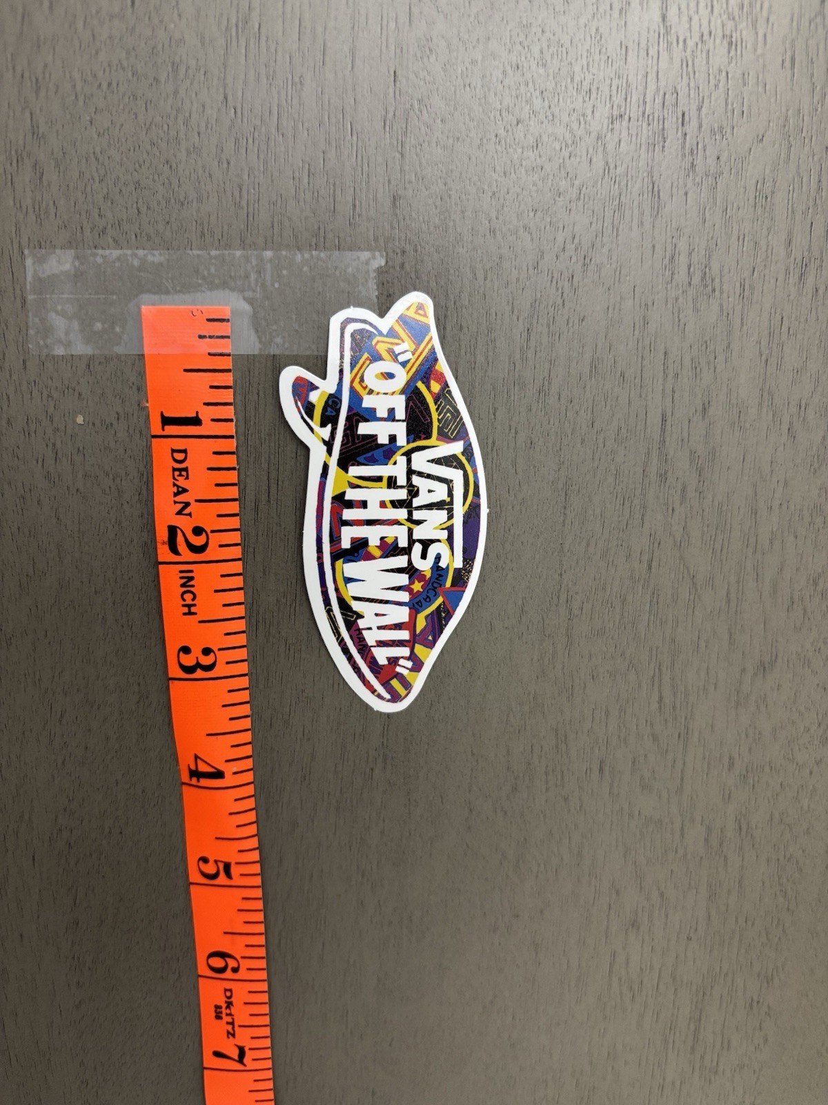 Vans "Off The Wall" Logo Decal: Decorative Skate Luggage Skateboard Sticker