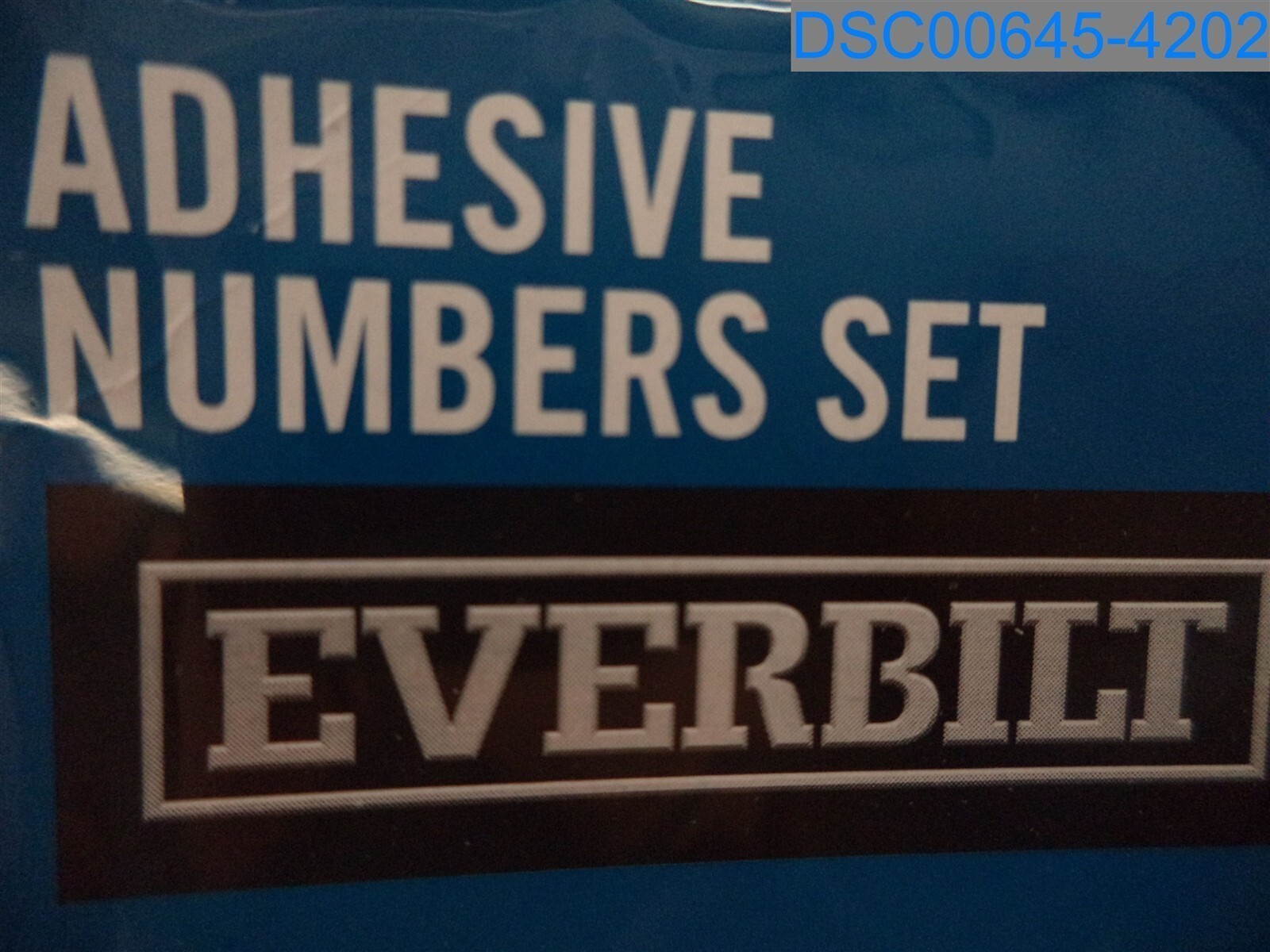 Qty=3: Everbilt: Adhesive Numbers Set, 3", 100 311 452, 030699399239, 191249