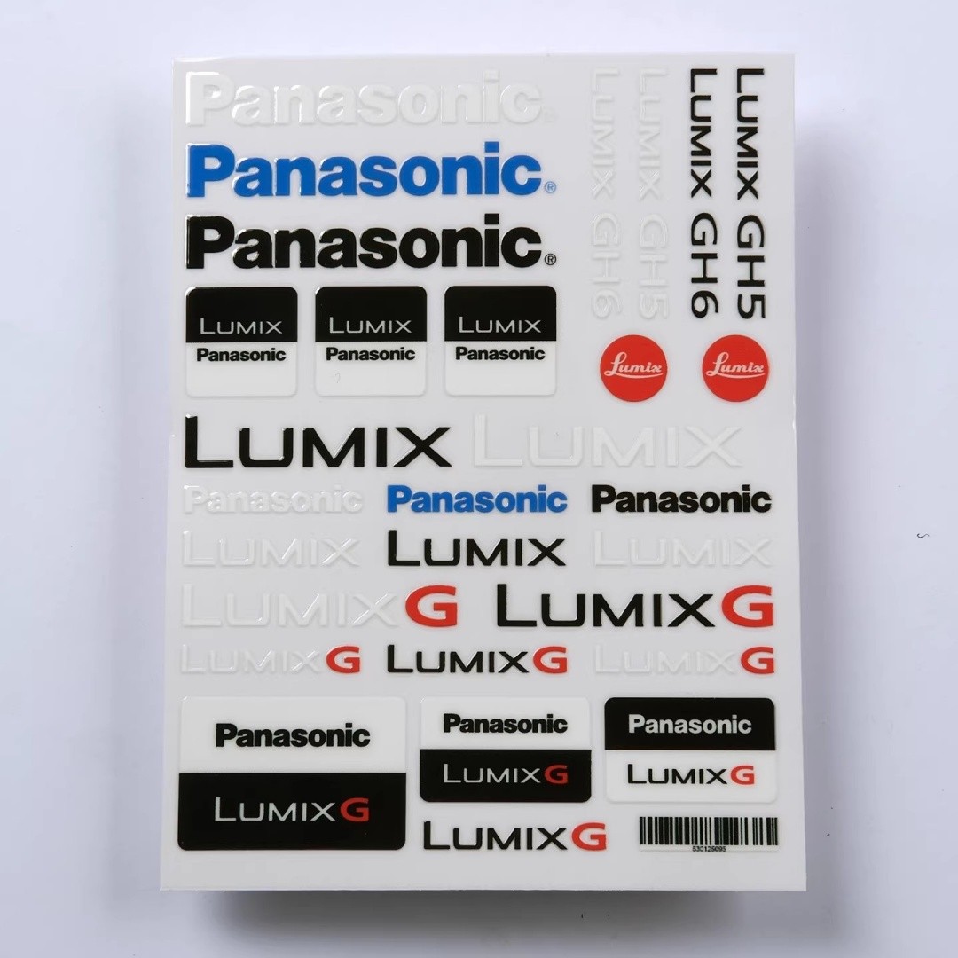 Logo Decal Vinyl Sticker For Panasonic Camera Camcorder Photography DSLR Photo